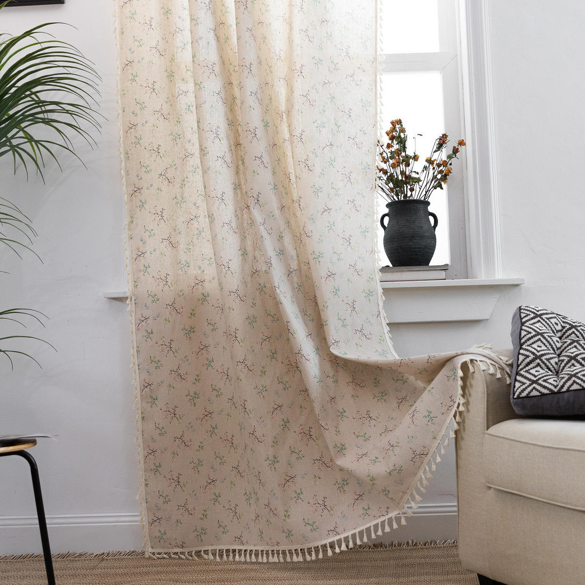 VORHÄNGE – 214 cm hoch x 132 cm breit – zweiteilig - Multicolor, Textil (35/30cm)
