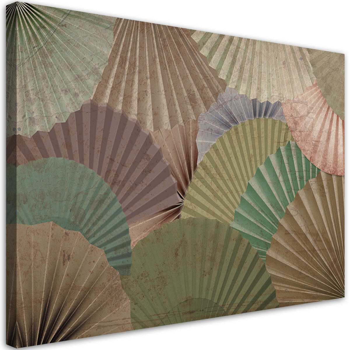 WANDBILD einfache fans - Braun, Textil (60/40cm) - Feeby