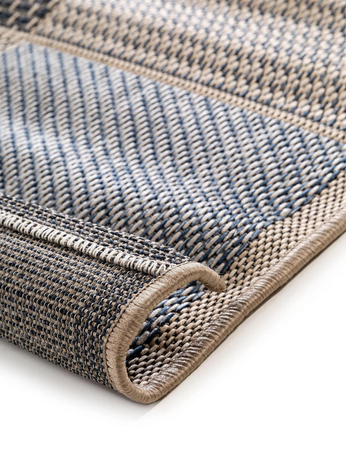 OUTDOORTEPPICH River Blau 200x285 cm - Blau, Textil (200/285cm) - benuta Nest