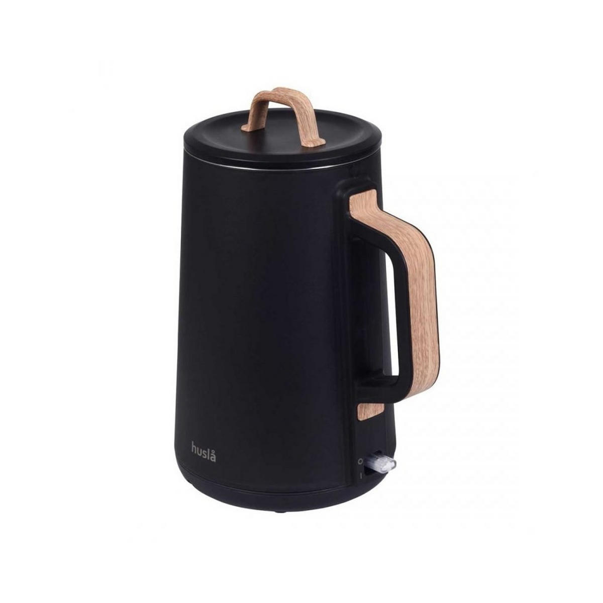 WASSERKOCHER ELEKTRISCH Schwarz 20/18/25 cm 64694 - Schwarz, Kunststoff (18/25/20cm) - Husla 