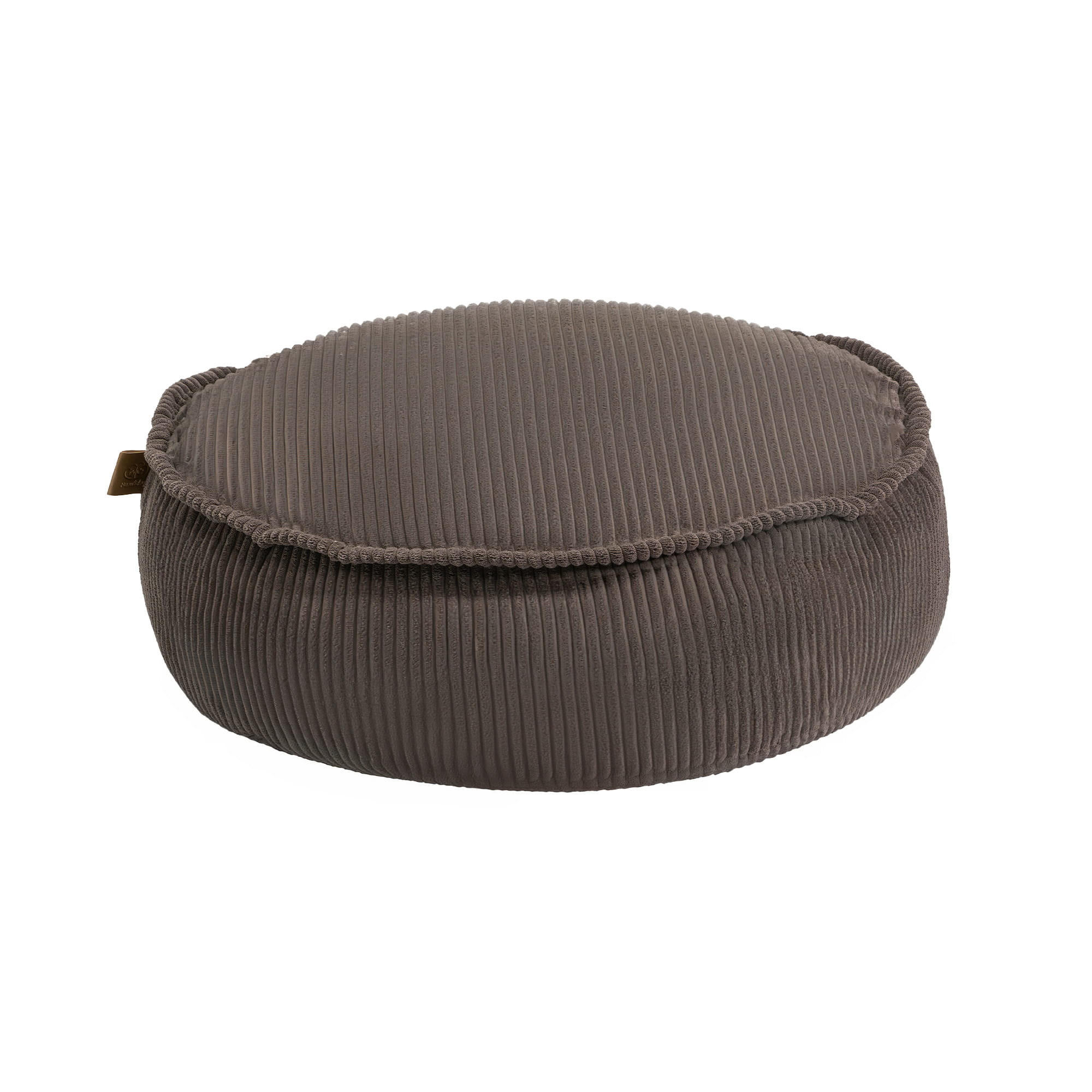 MeowBaby Sitzpouf Braun 65x20x65 cm