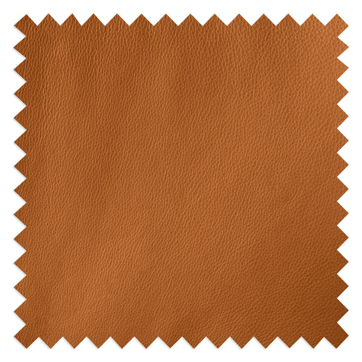 POLSTERHOCKER - Chromfarben/Cognac, Leder/Metall (108/40/69cm) - home24