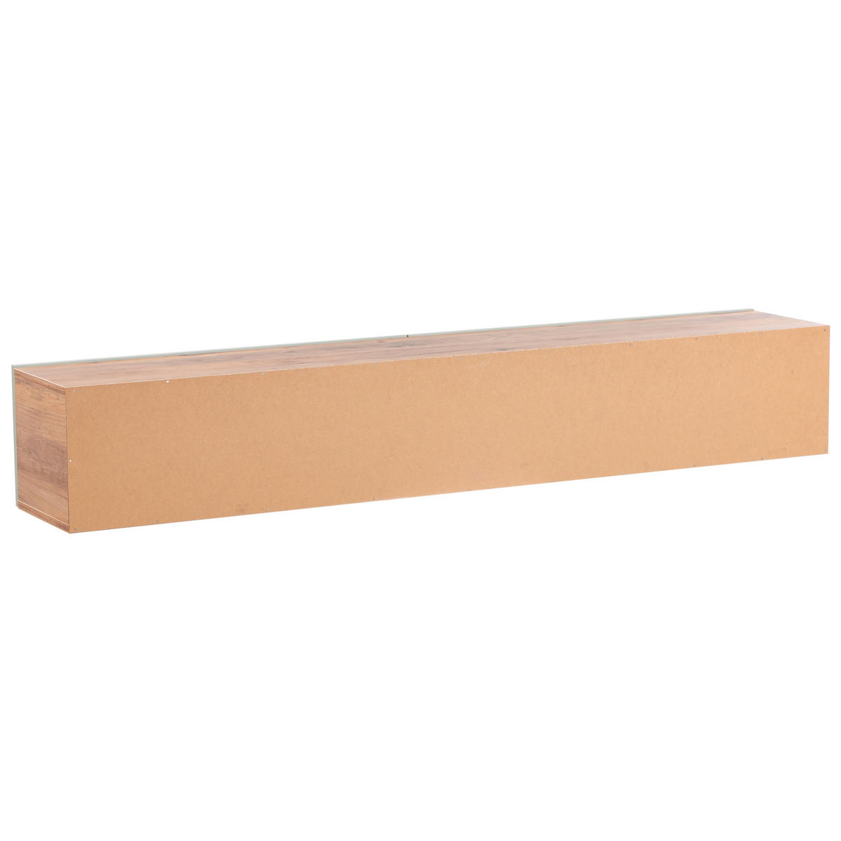 WANDMONTIERTER-TV-SCHRANK Grün/Braun Gladstone - Braun/Grün, Holzwerkstoff (180/30/32cm) - Beliani