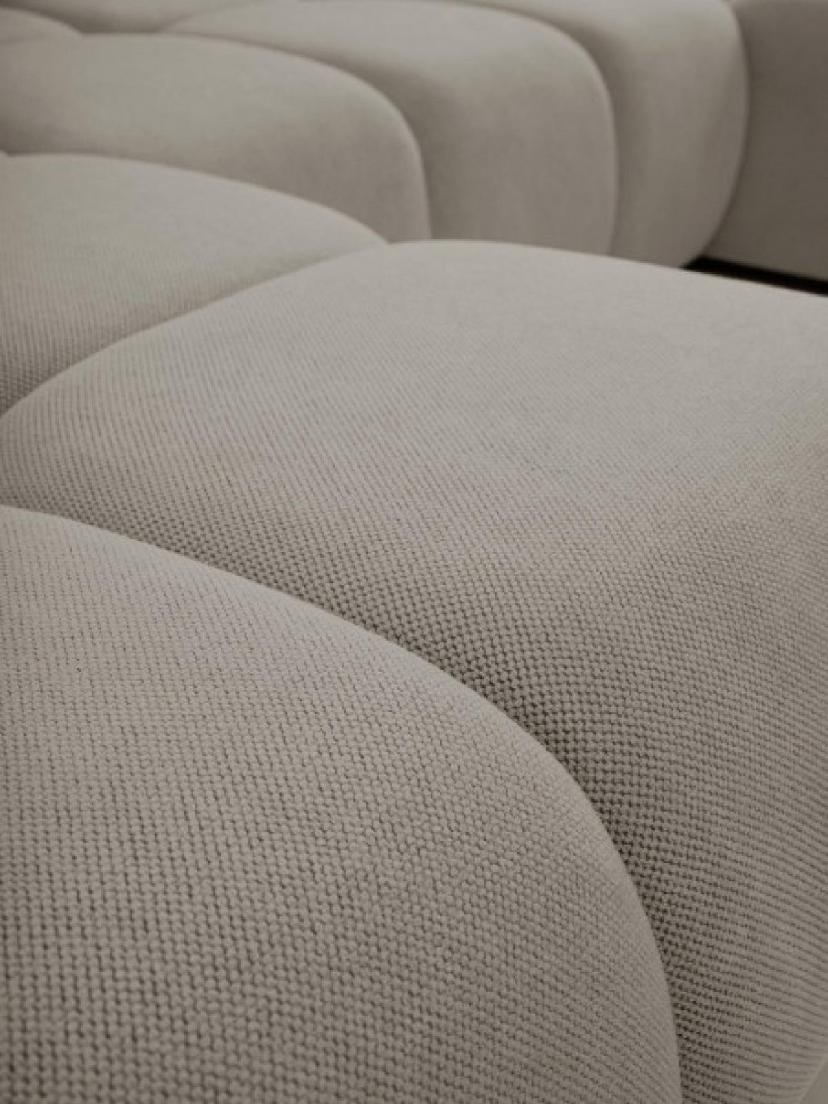 ECKSOFA Grau Curio 83 Mit Schlaffunktion - Grau, Textil (359/177cm) - Sepro Meble
