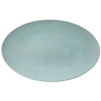 SERVIERPLATTE Life Fashion Green Chic 40x26 cm - Grün, Keramik (25.8/2.5/40.3cm) - Seltmann Weiden