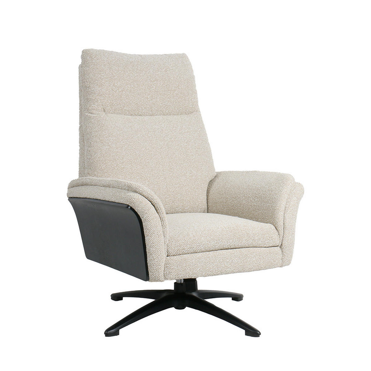 SESSEL + FUßHOCKER Zenza - Beige - 200/100/76 cm - Beige, Textil (200/76/100cm) - LABEL51