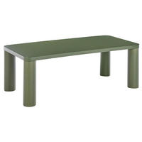 KONFERENČNÍ STOLEK Zelený Yentna - zelená barva, kompozitní dřevo (120/60/40cm) - Beliani