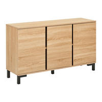 SIDEBOARD Lori Eichefarben MDF - Eichefarben, Metall (120/70/35cm)
