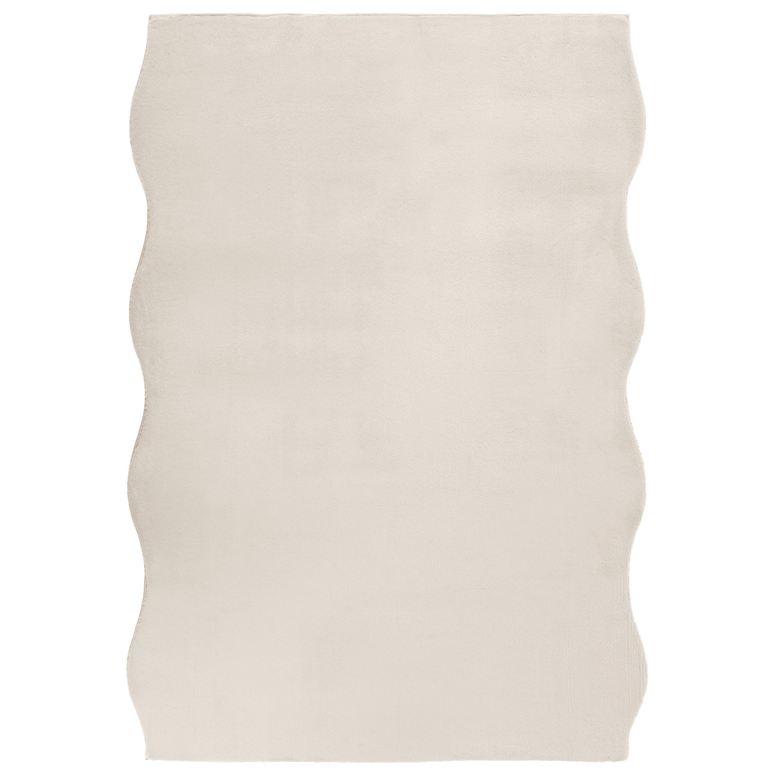 KOBEREC Světle béžový 160/230 cm Dawa - béžová, plast (160/230cm) - Beliani