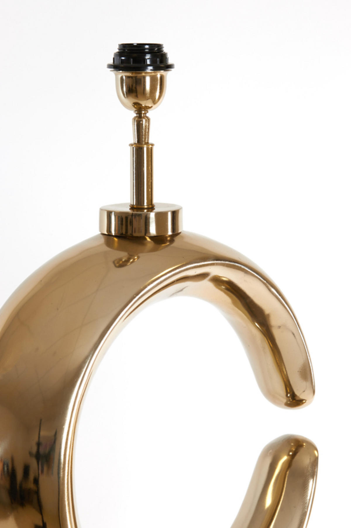 LAMPENFUSS Mond Gold Ø37/99 cm - Goldfarben, Metall (37/26/99cm) - Light & Living