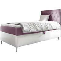 KINDERBETT FLIPPO 1 - Lila/Weiß, Holzwerkstoff (102/208cm) - Meblini