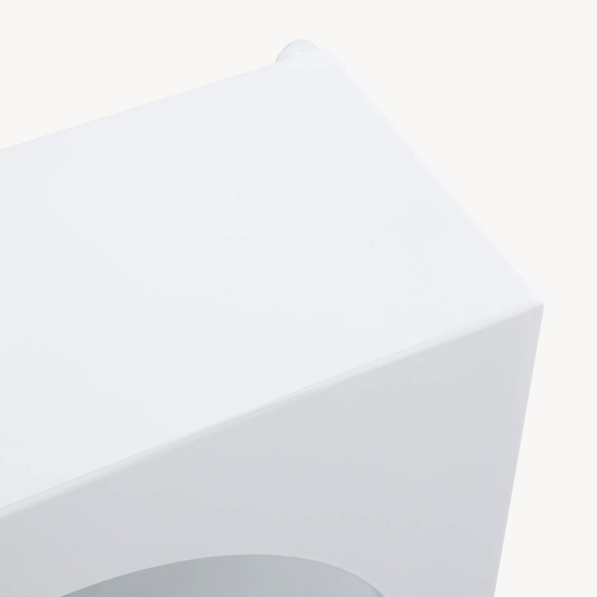 WANDREGAL Jäller I. - Weiß, Metall (30/40/13cm) - [en.casa]