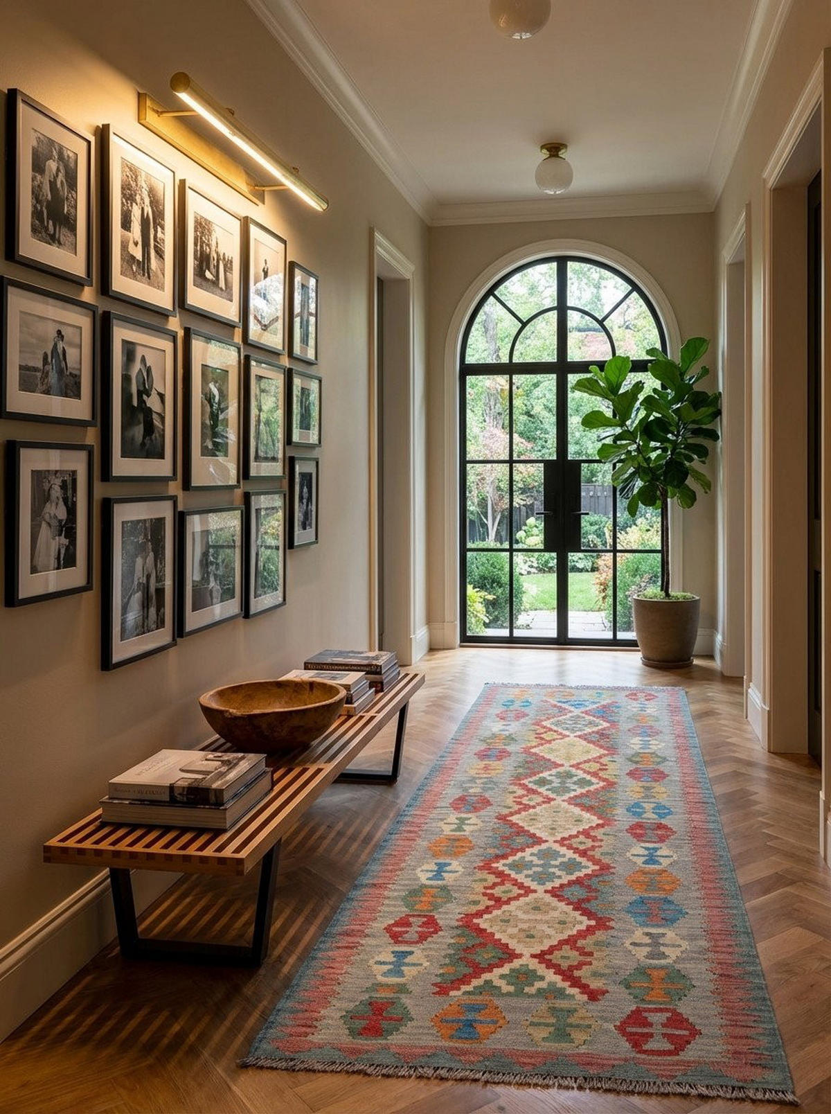 HANDWEBTEPPICH Kelim Gashgai Rot 245/85 cm Schurwolle - Rot, Textil (85/245cm) - Looma