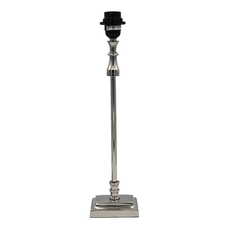 LAMPENFUSS SHINY 11,5x8x47 cm, Metall, Silber - Silberfarben, Metall (11.5/8/47cm) - dasmöbelwerk