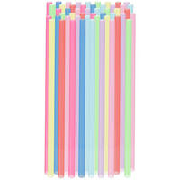 TRINKHALME wiederverwendbar 50-er Set Transparent - Transparent/Multicolor, Kunststoff (0.7/22cm) - Orion 