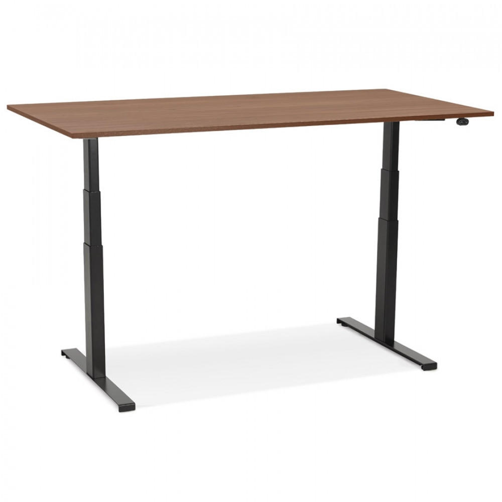 Thumbnail - AlterEgo Schreibtisch, Braun, Metall, Holz, 70x127x140 cm, Arbeitszimmer, Schreibtische, Bürotische