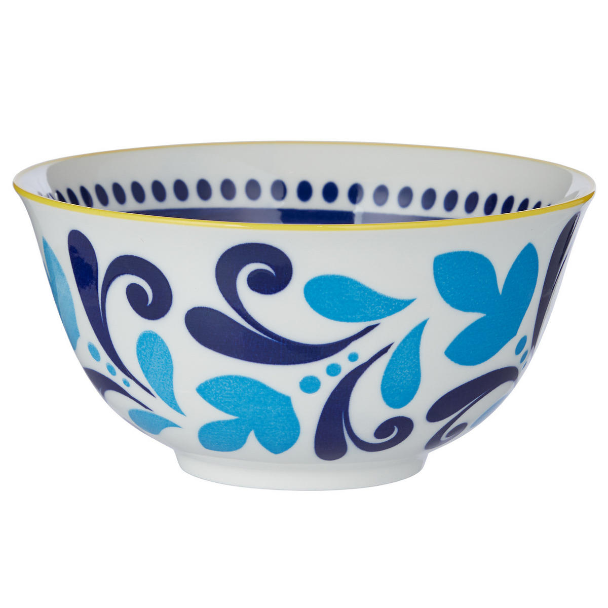 SCHALEN 6er-Set Ornaments 520 ml - Gelb, Keramik (14/14/7cm) - Butlers