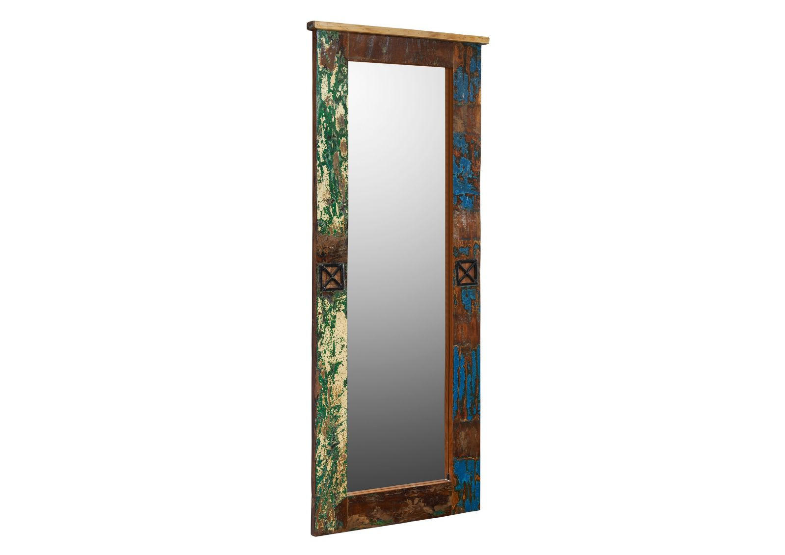 SPIEGEL Altholz 59x5x145 mehrfarbig lackiert NATURE OF SPIRIT #112 - Multicolor, Holz (59/145/5cm) - Massivmoebel24
