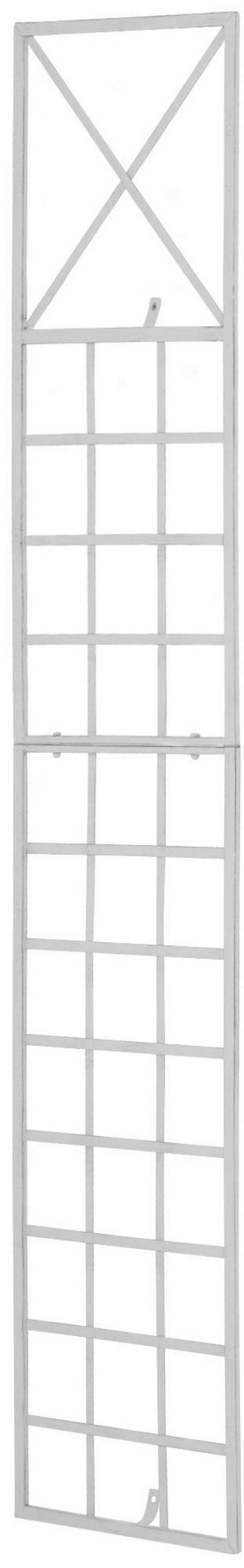 RANKGITTER Metall Weiß - Weiß, Metall (40/198/2cm) - CLP
