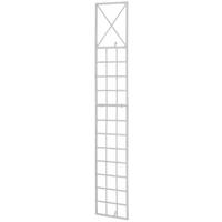 RANKGITTER Metall Weiß - Weiß, Metall (40/198/2cm) - CLP