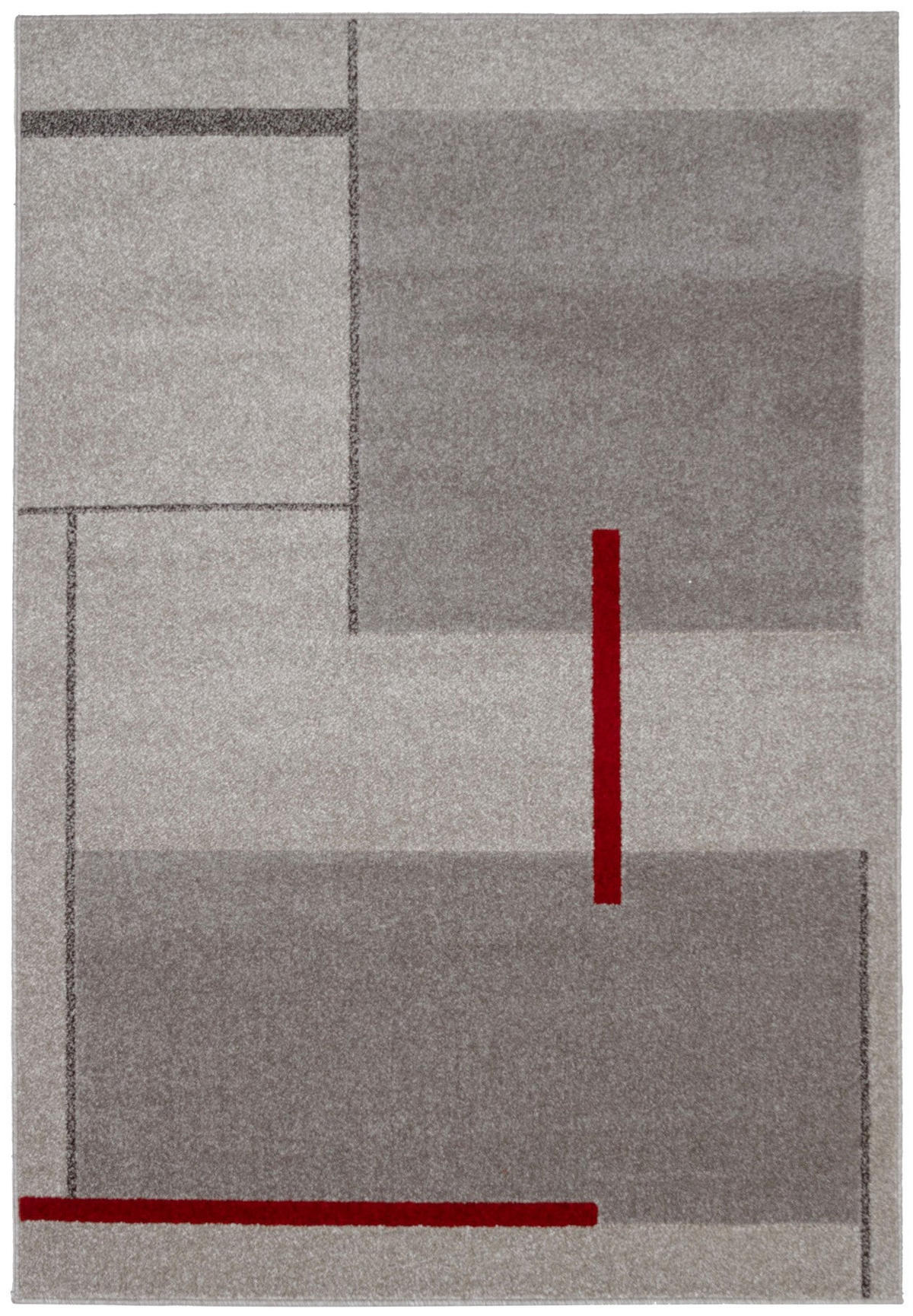 TEPPICH modern Wohn-/Schlafzimmer GRANATE Grau 120 x 170 cm - Grau, Textil (120/170cm) - Novatrend