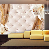 SELBSTKLEBENDE FOTOTAPETE 392/280 cm - Beige/Braun, Kunststoff/Textil (392/1cm) - KUNSTLOFT