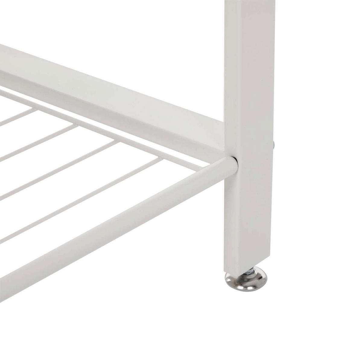 GARDEROBENSTÄNDER - Weiß, Holzwerkstoff (33.7/183/72cm) - Hansiro