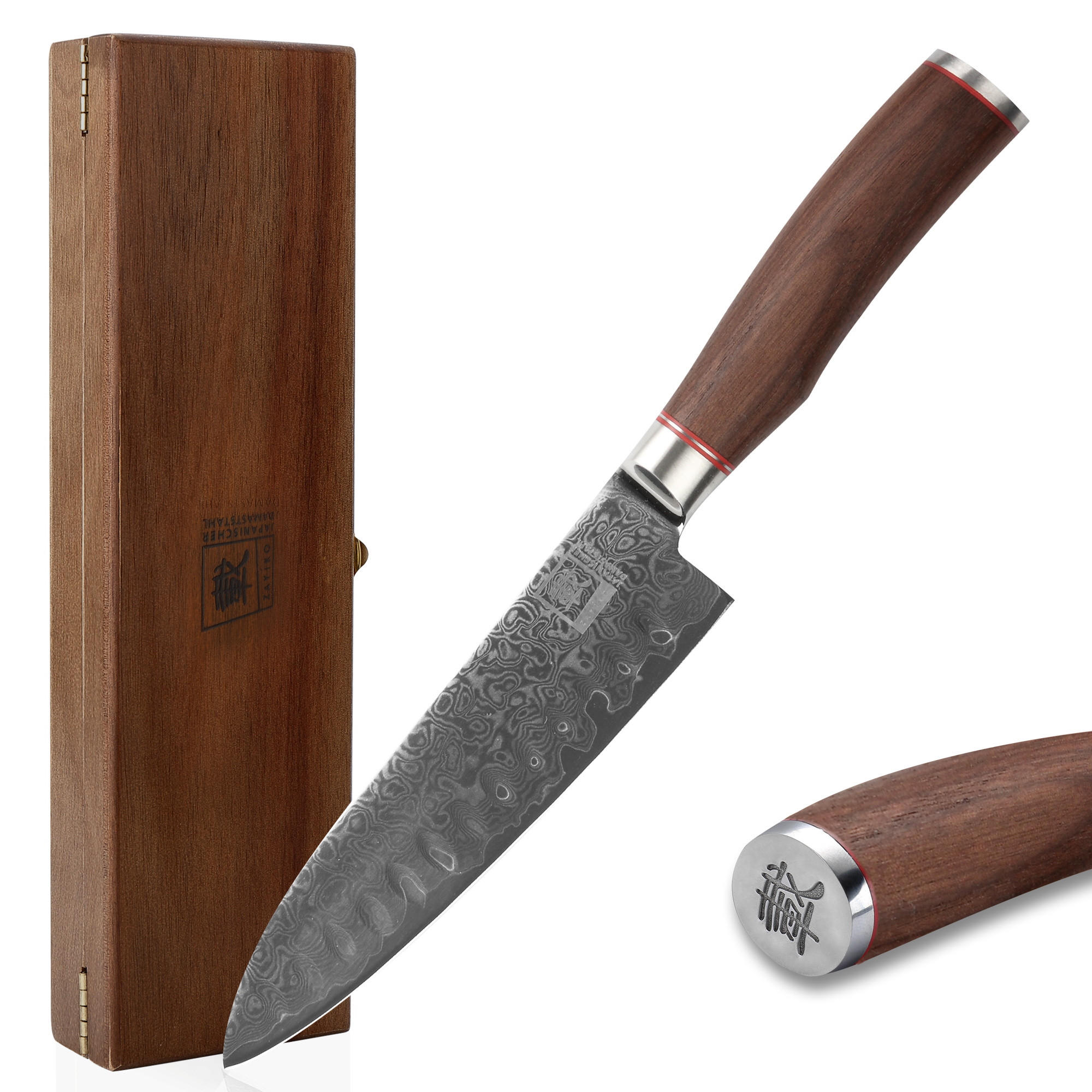 Zayiko Santokumesser Nussbaum 31 cm