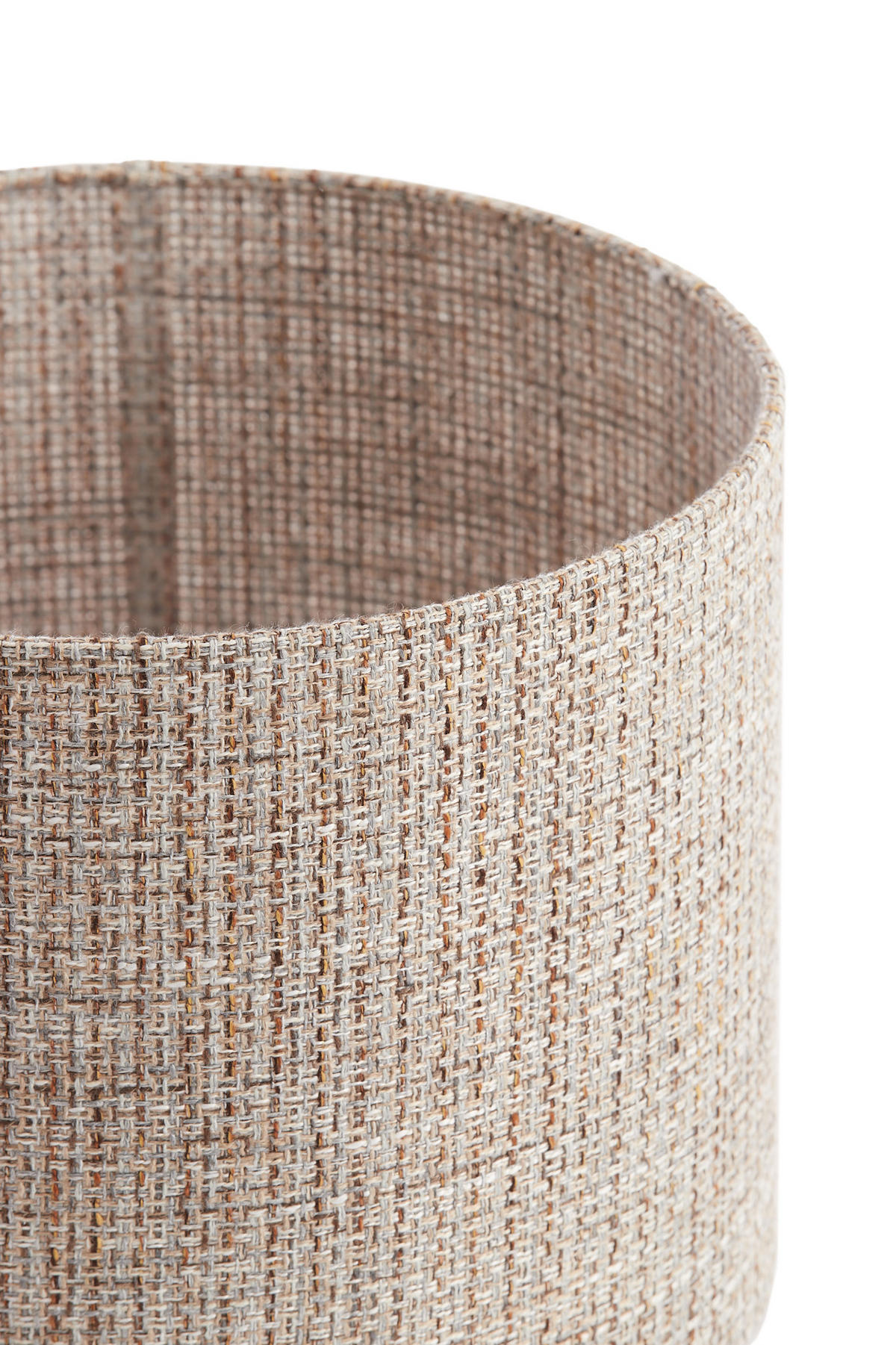 LAMPENSCHIRM Okavi Braun 40/40/30 cm - Braun, Textil (40/40/30cm) - Light & Living