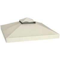 ERSATZDACH für Pavillon DE-05884 3/3 m Cremeweiß - Creme, Textil (300/1/300cm) - ComfortXL