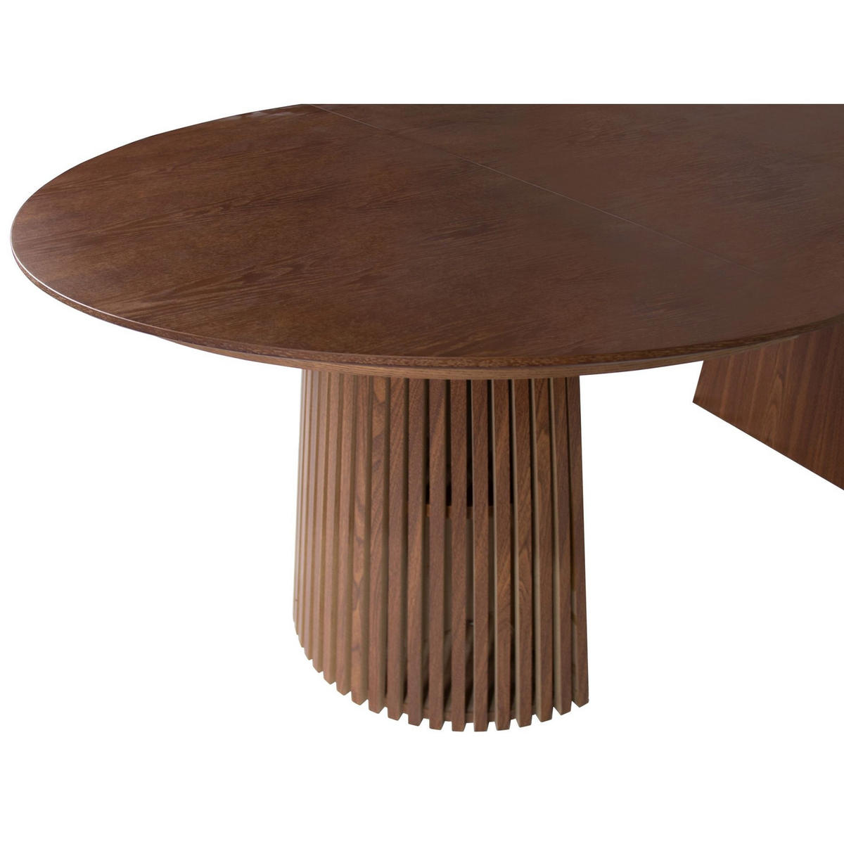 AUSZIEHTISCH Formisty Nussbaum-Optik 120–200 x 120 cm - Nussbaumfarben, Holzwerkstoff (120/120/75cm) - Selsey