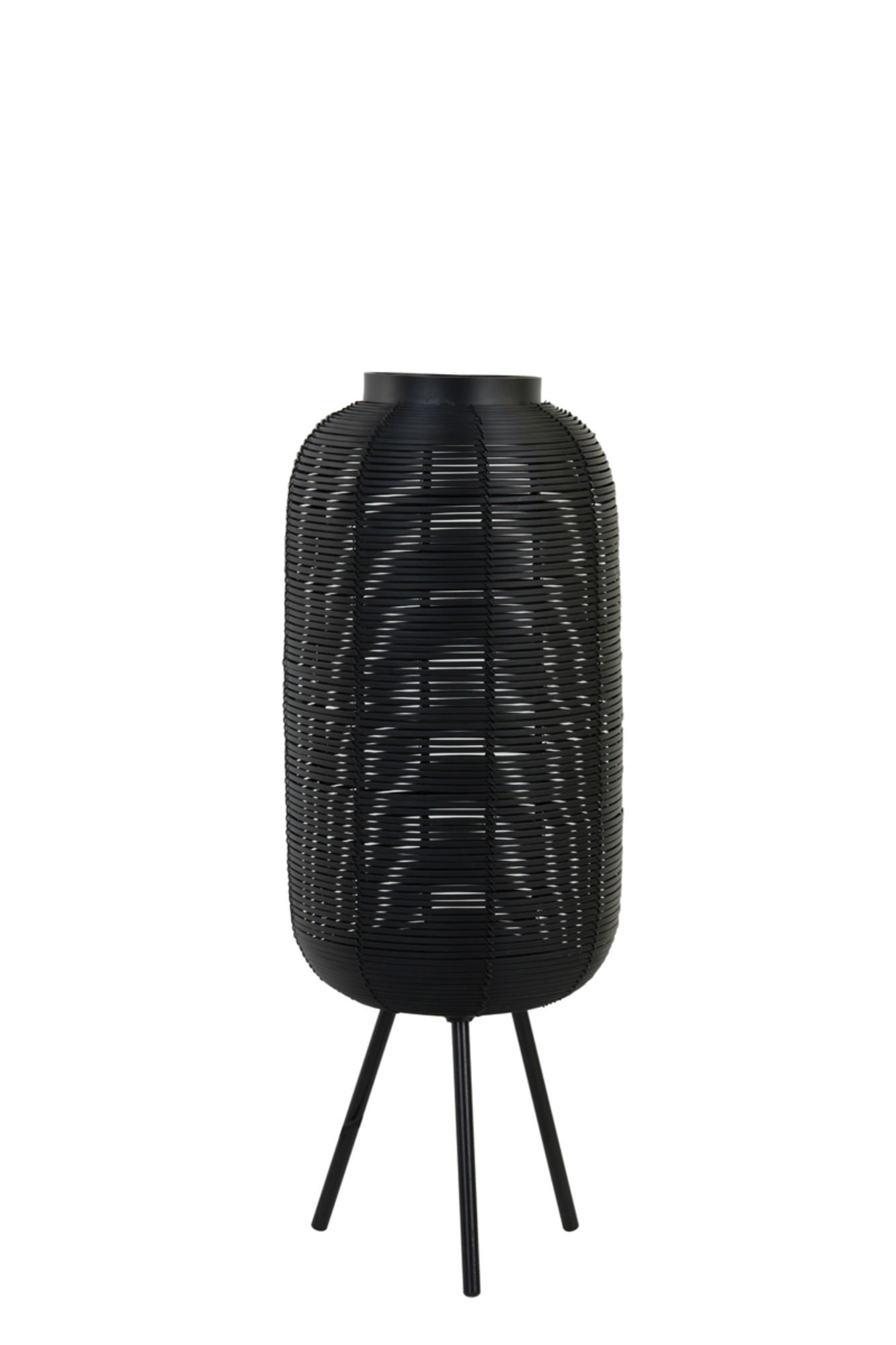 TISCHLAMPE Tomek Schwarz Ø21/55 cm - Schwarz, Metall (21/21/55cm) - Light & Living