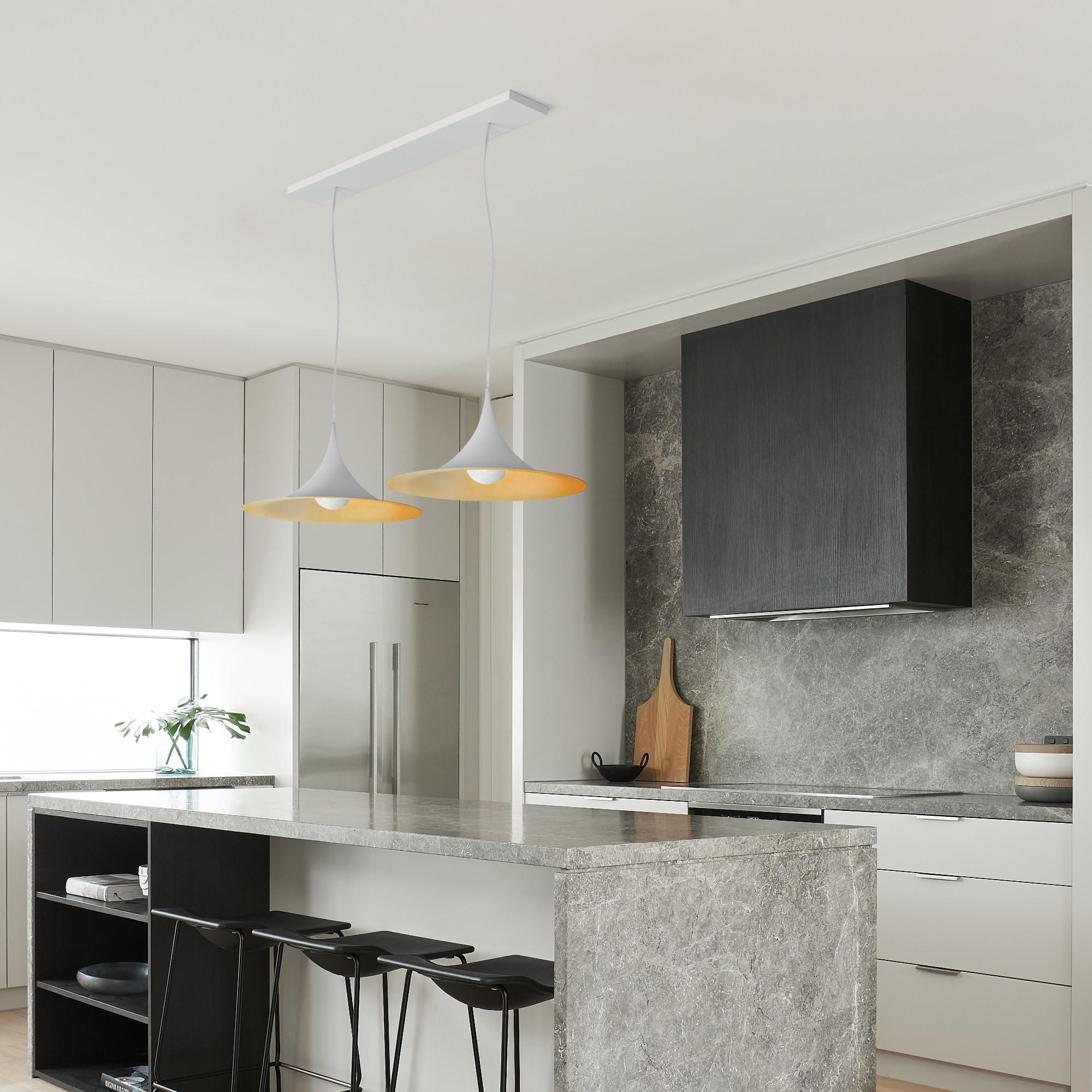 HÄNGELEUCHTE - Braun, Metall (33/70/16cm) - Lumicom