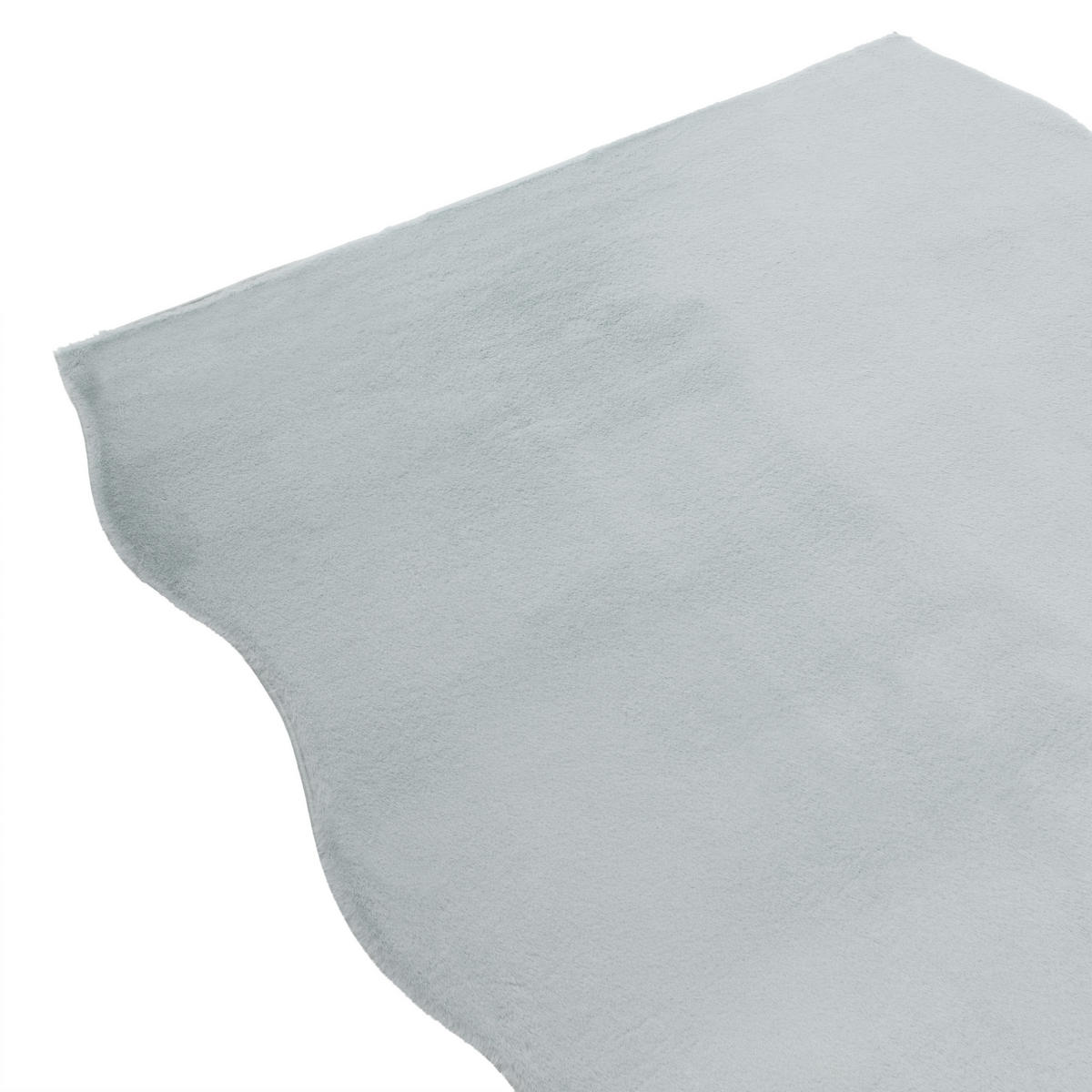 TEPPICH Hellgrau 160/230 cm Dawa - Hellgrau/Grau, Kunststoff (160/230cm) - Beliani
