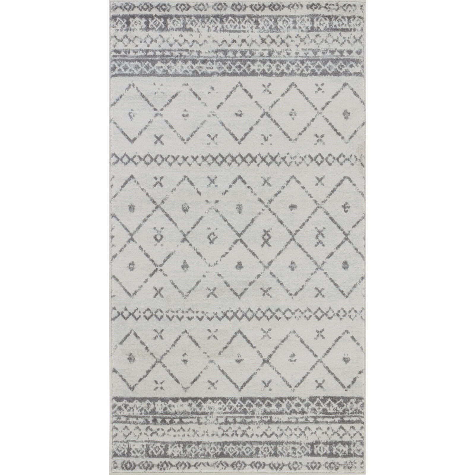 Livabliss Kurzflorteppich Weiß 80x150 cm