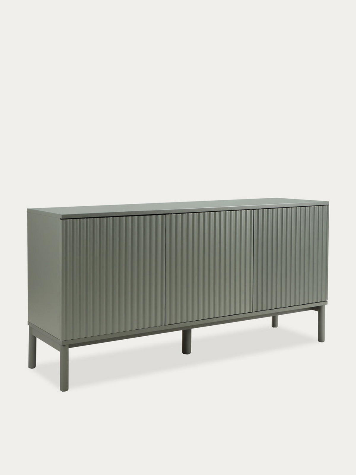 SIDEBOARD Melton Grün 150 cm x 75 cm - Grün, Holzwerkstoff (150/75/40cm) - Kenay Home