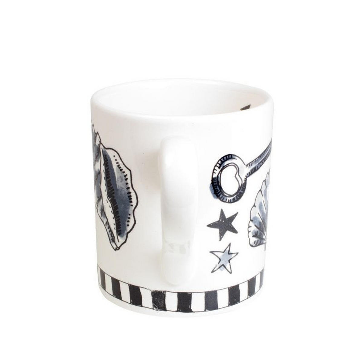 BECHER Eine Tasse in Schwarz - 300 ml - Multicolor, Keramik (0.3L) - Blond Amsterdam