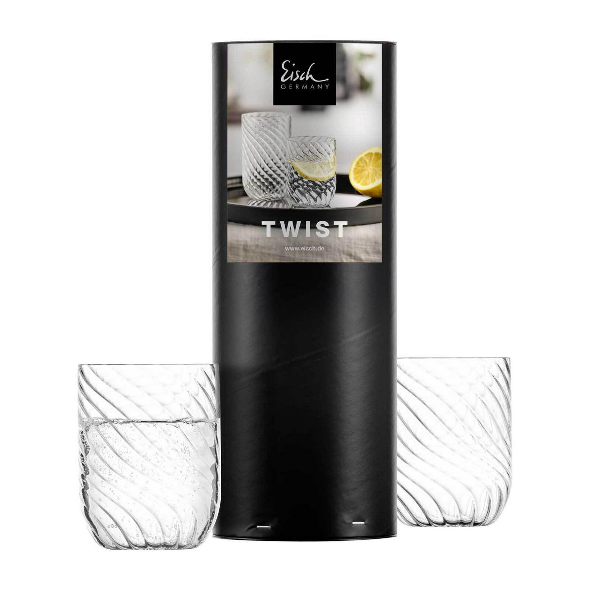 ALLROUND-BECHER Twist transparent 270 ml 2er Set - Transparent, Glas (0.27L) - Eisch