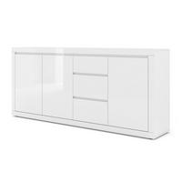 KOMODA Olia Bela - bela, leseni material (195/89/40cm) - Petits-meubles