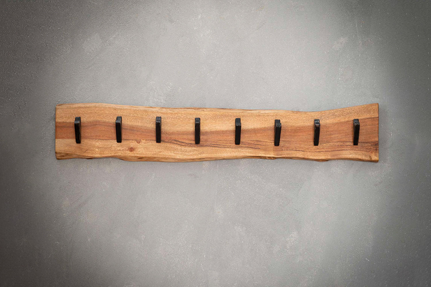 GARDEROBE NEREA Braun Akazie - Braun, Metall (90/15/9cm) - KAWOLA