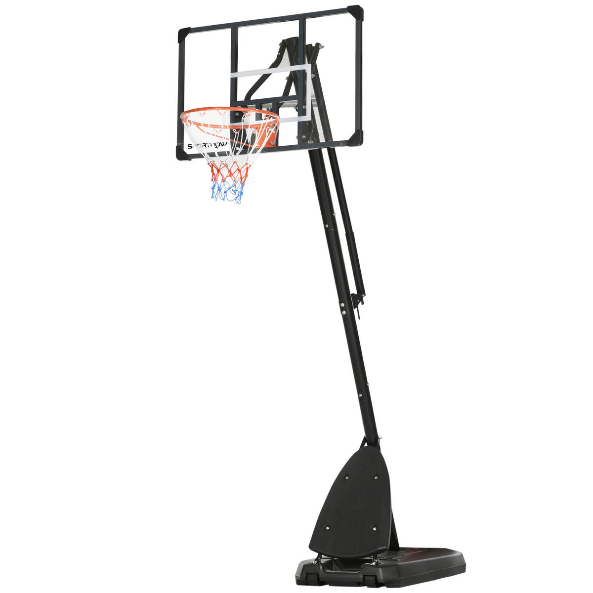 BASKETBALLSTÄNDER DE-10430 Schwarz - Schwarz, Metall (70.5/111cm) - ComfortXL