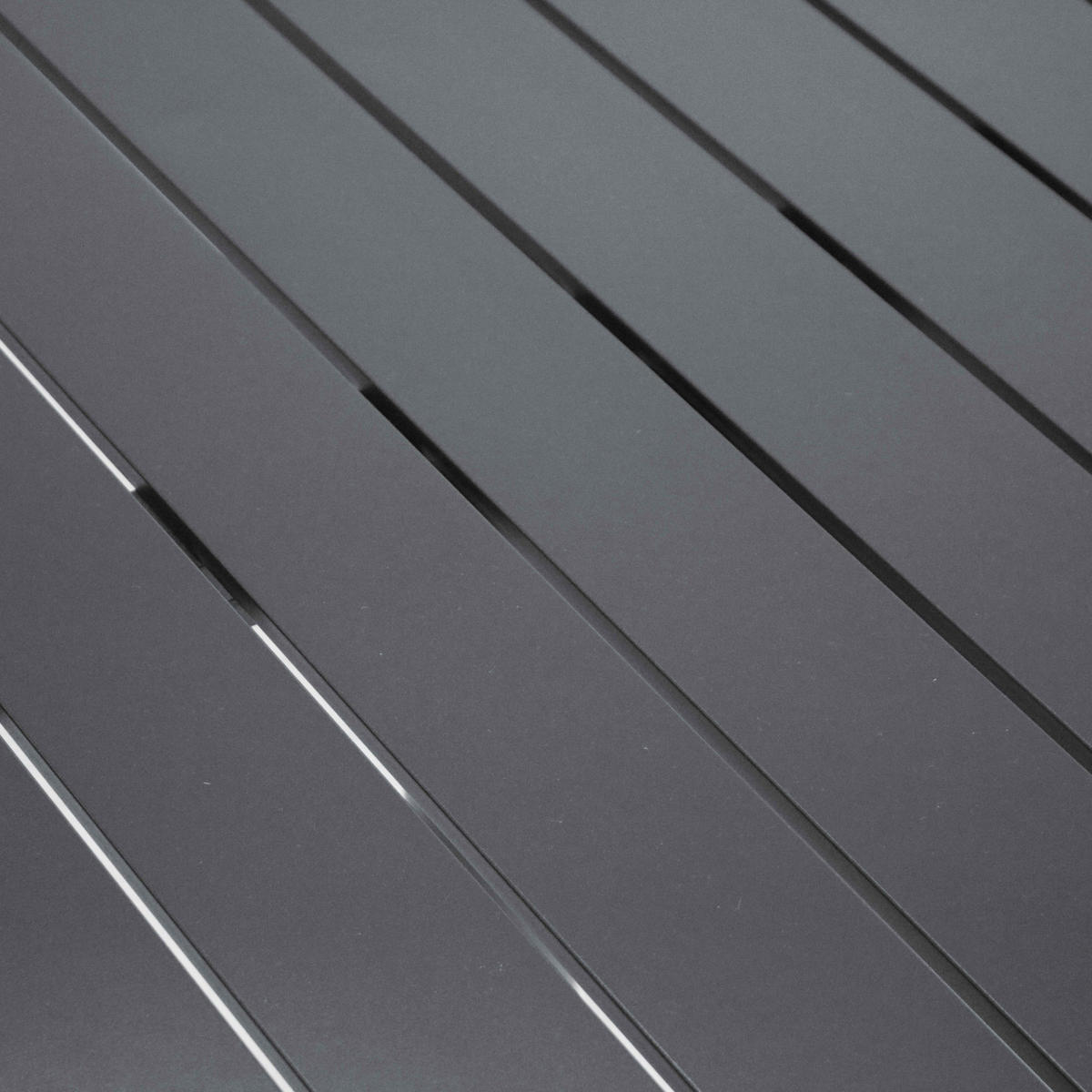 TISCHPLATTE, Schwarz - Schwarz, Metall (70/70/3cm) - Oviala