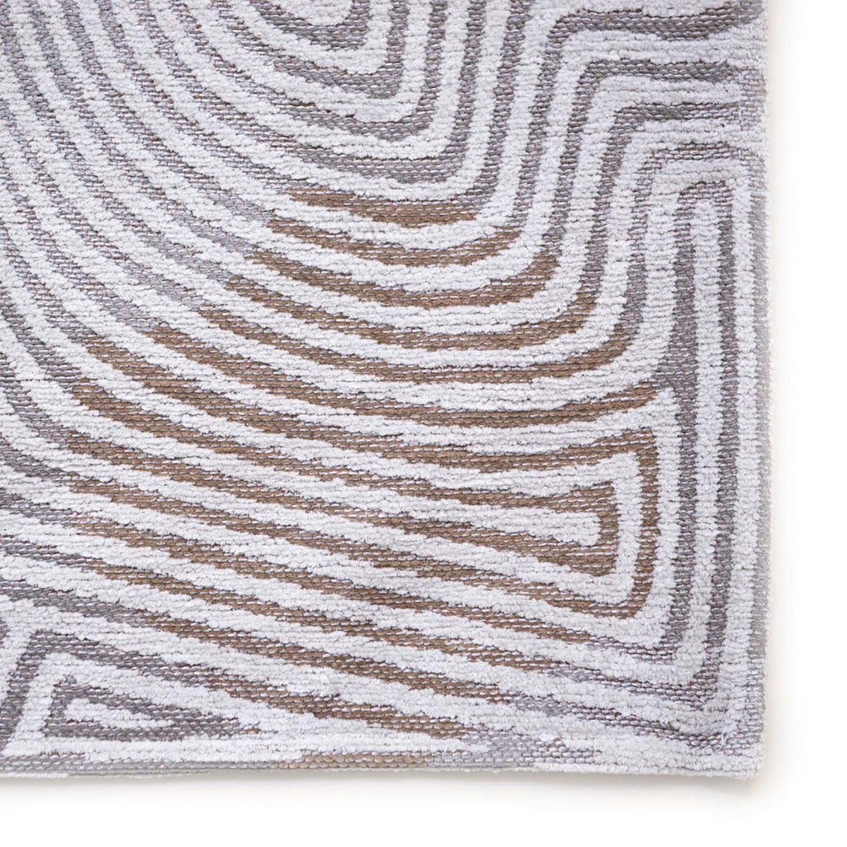 TEPPICH Oyster White Meditation 170/240 cm - Grau, Textil (170/240cm) - Louis De Poortere
