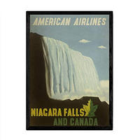 POSTER Niagara Falls Vintage A3 Rahmenlos - Klar, Papier (29.7/5/42cm) - Nacnic