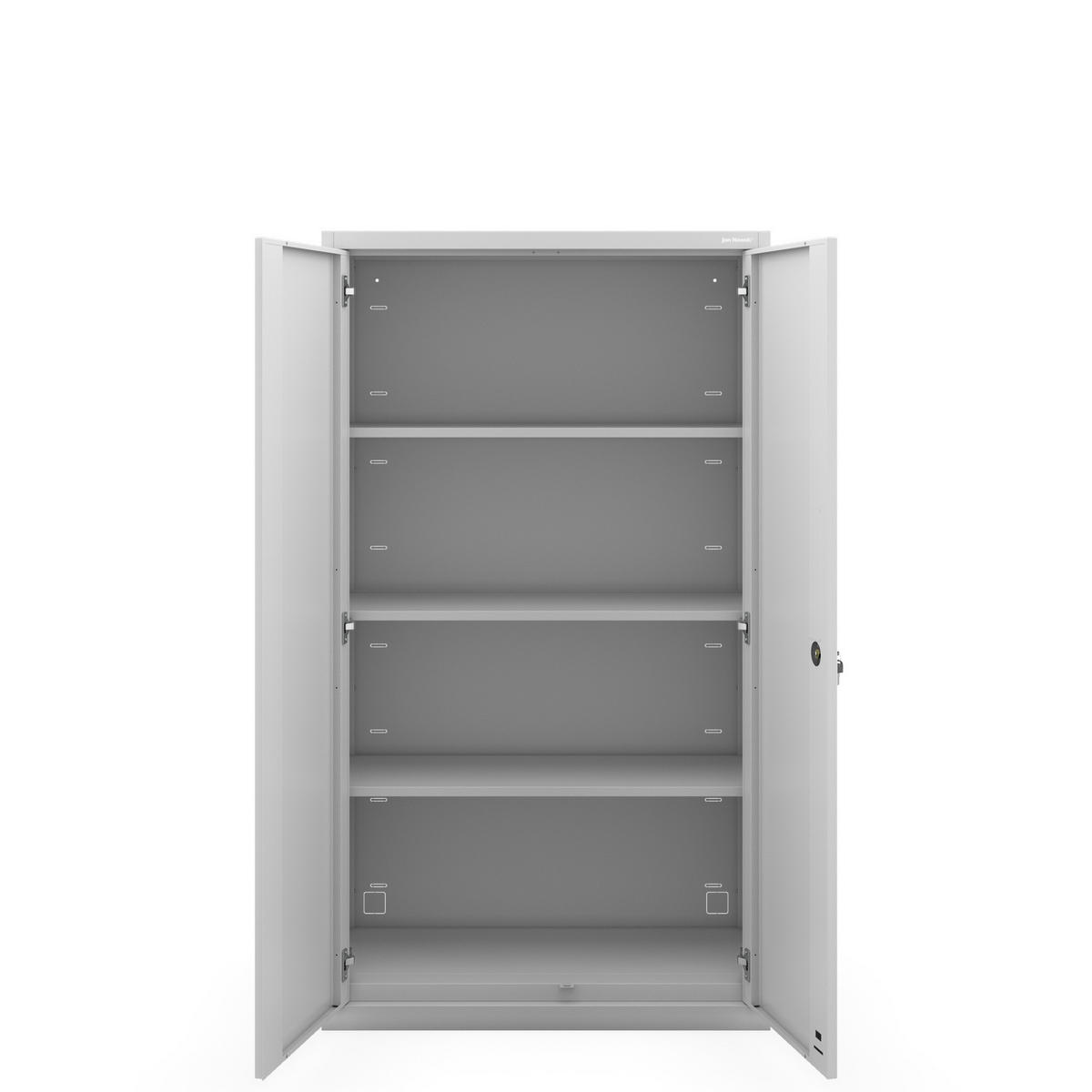 METALLSCHRANK Megan - Grau, Metall (90/160/40cm)