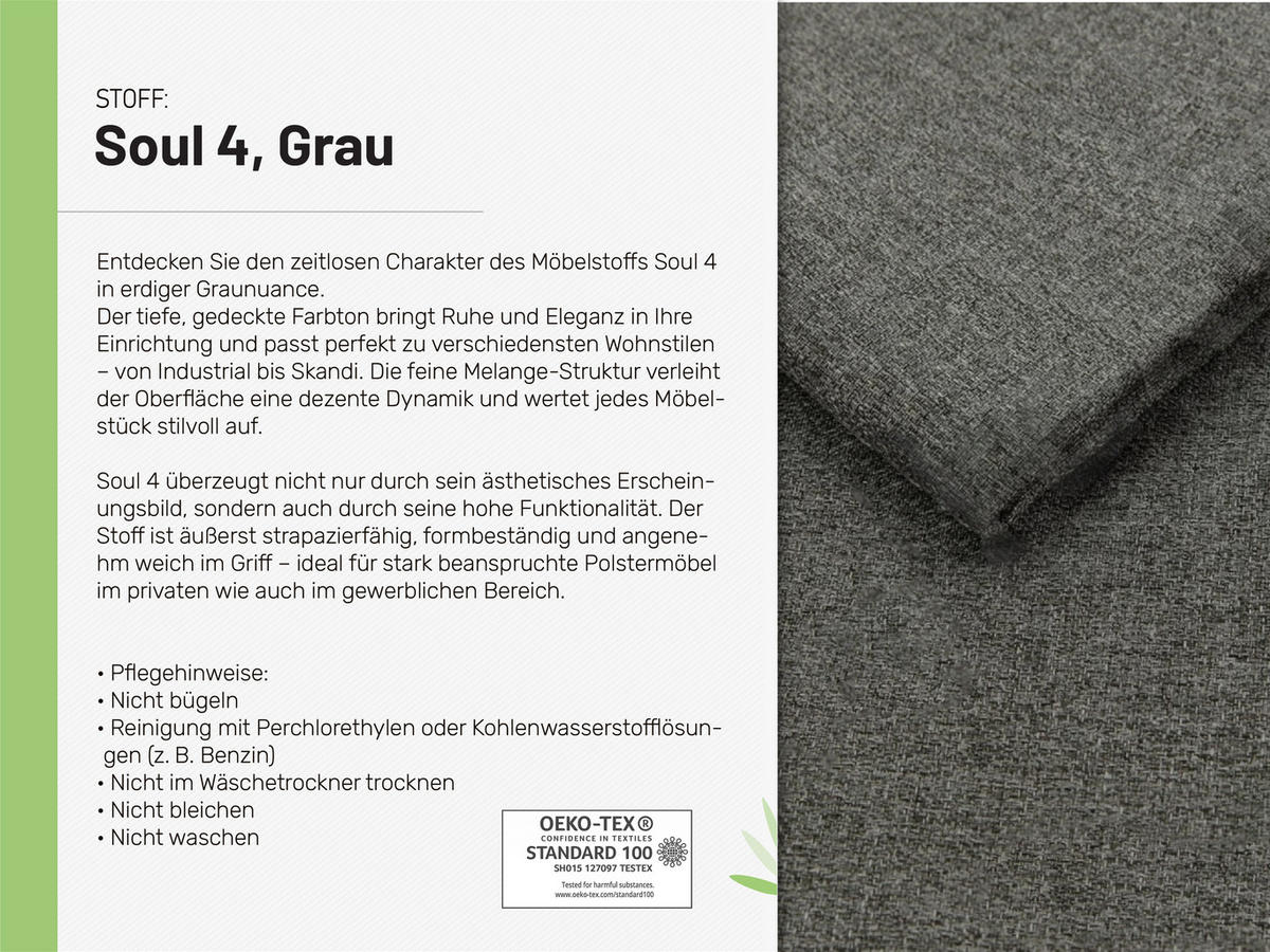 ECKSOFA Nolani mit Schlaffunktion & Bettkasten – Modern & Bequem - Dunkelgrau, Kunststoff (248/145cm) - Homesy