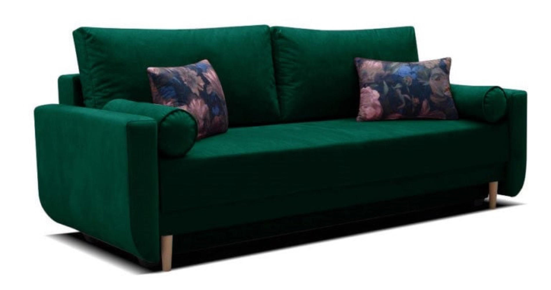 SOFA Flaschengrün TIMON Ausziehbar - Grün, Textil (215/92/92cm) - Sepro Meble
