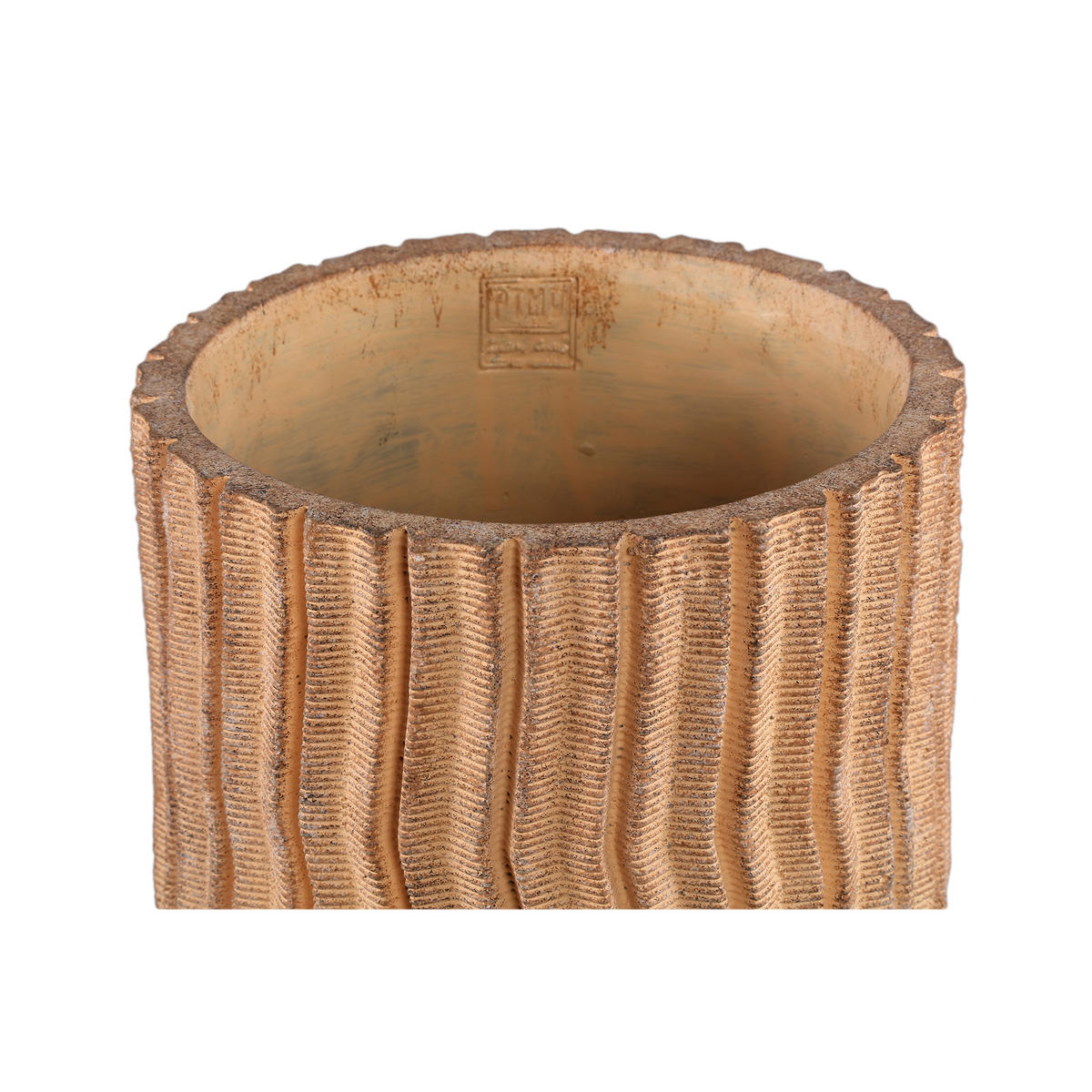 TOPF Zanaya Braun 24/24/55cm - Braun, Stein (55cm) - PTMD Collection