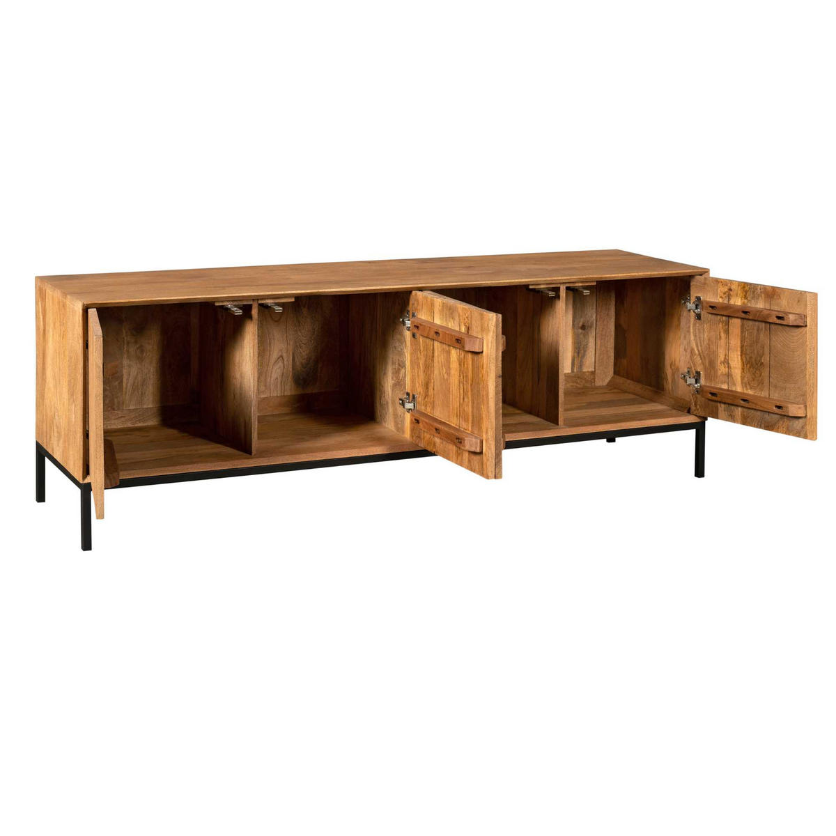 TV-MÖBEL Madison Braun 45/165/55 cm - Braun, Holz (165/55/45cm) - Starfurn