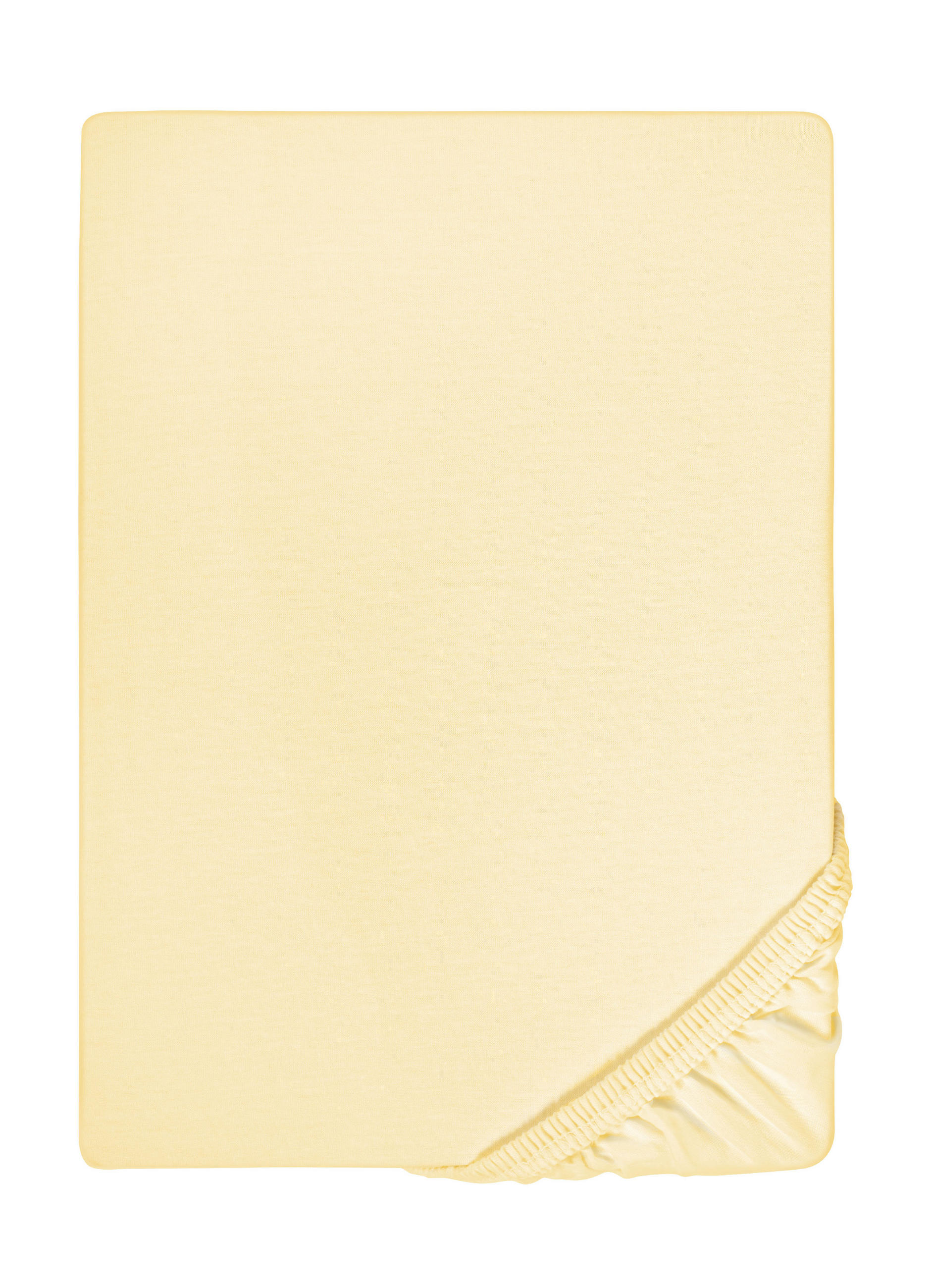 biberna Spannbetttuch Gelb 160x200 cm
